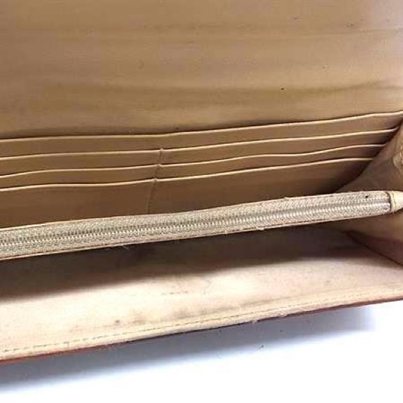 Dior Heart charm vintage  y2k Brown Clutch Wallet RARE - Picture 5 of 8